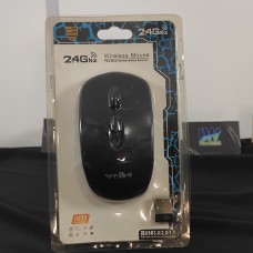 Mouse Óptico Sem Fio Preto Weibo RF-2808USB