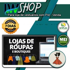 ERP Pré Venda LWShop - A gestão completa para vender vestuários.